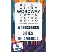 Wordway - Cities Of America Word Search Puzzle: Word Searches with Easy to Read Print about Cities Of America | 6x9 inches | 110 pages | 55 Puzzles ... Gift for Holidays, Vacations & Spare Time