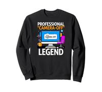 Work from Home Professional Camera off Legend Humor Felpa