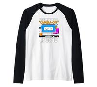 Work from Home Professional Camera off Legend Humor Maglia con Maniche Raglan