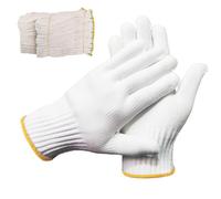 Work Gloves - 10 Pairs Nylon Non Slip Wear Resistant Safety Mittens