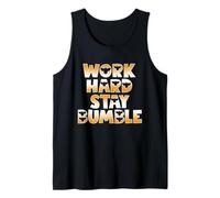 Work Hard Stay Bumble Design Positive Bee Vibes Apicoltore Canotta