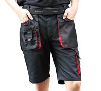WORK IDEA Pantaloncini da Lavoro da Uomo con Tasche Multiple per i Professionisti, Gli Artigiani e Gli Amanti dell'Outdoor