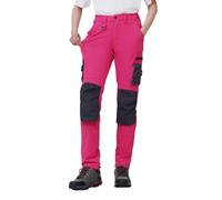 WORK IDEA Pantaloni da Lavoro Slim-Fit Stretch Donna: Aree critiche del Tessuto in Cordura - Eleganza Resistente con Design Femminile per Le Esigenze Professionali più impegnative.