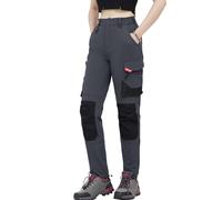 WORK IDEA Pantaloni da Lavoro Slim-Fit Stretch Donna: Aree critiche del Tessuto in Cordura - Eleganza Resistente con Design Femminile per Le Esigenze Professionali più impegnative.