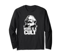 “Work IS A Cult”, Karl Marx, Comunismo, Marx Maglia a Manica