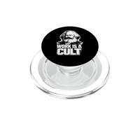 “WORK IS A CULT”, Karl Marx, Comunismo, Marx PopSockets PopGrip per MagSafe