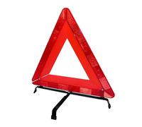Work it by millarco® Triangolo di Emergenza 43 cm - Triangolo di Sicurezza Stradale Riflettente Pieghevole per Auto e Camion - Conforme alla Normativa - con Custodia Rigida