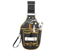 Work Pouch for Men Construction, Tool Belt Hip Pouch for Carpenter, Utility Hardware Bag with Quick-Release Buckle, Waist Pack for Electricians, and Handymen, 5.75x13.7 Inches
