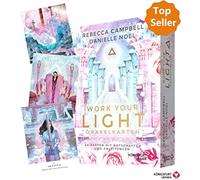 Work Your Light Orakel: 44 Karten mit Botschaften und Anleitungen (Seelen Orakel): 44 Orakelkarten und Anleitung in hochwertiger Stülpdeckelschachtel mit Goldfolie