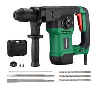 WorkBless SDS-Plus - Trapano a percussione rotativo da 1-0,6 cm, 13 AMP, versione leggera con cavo per la demolizione del calcestruzzo, 5 punte SDS-Plus, 7J