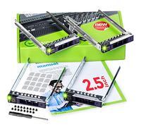 WORKDONE 4-Pack - 2.5" Hard Drive Caddy - Compatibile per Dell PowerEdge Servers - 14th Gen R440 R640 R740 R740xd R840 R940 R6415 R650xs - Luminoso LED SSD SAS SATA NVMe Tray - Setup with Manual