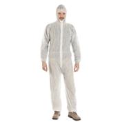 Worker - GA304.11.01-M - Tuta monouso Coverall 40 - taglia M - PLP - bianco - Worker - 101579 - Conf. da 1 Pz. - GA304.11.01-M