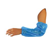 Worker - GA700.15.02 - Coprimaniche monouso - 40 cm - LDPE - azzurro - Worker - conf. 100 pezzi - 101564 - Conf. da 1 Pz. - GA700.15.02