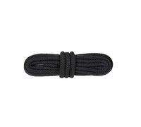 WorkerWalker STR Laces PRO, Lacci Tondi per Scarpe, Resistenti e Ignifughi con Tocco in Cotone, Realizzati in Europa in Materiale Misto Fibra di Cotone e Modacrilico -(91 - Nero / 150 cm - 59 inch)