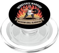 Workforce Warrior Weekend Grill Gladiator Labor Day PopSockets PopGrip per MagSafe