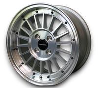 Working Classe Hero Stile Cerchi IN Metallo Leggero per Argento Ford Escort MK1