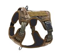 Working Dog Harness - Reflective Camouflage Dogs No Pull Pet Harness,Adjustable Collar For Medium Large Outdoor Rescue Hunting Tasks Search Running Trainers Daily Training Walking