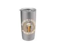 Working On A Beer Belly For 60 Years Scherzi sui bevitori Bicchiere termico in acciaio inox doppia parete