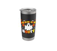 Working On My Booty Funny Gym Halloween Workout Ghost Meme Bicchiere termico in acciaio inox doppia parete
