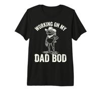 Working On My Dad Bod Funny Frog Cowboy Dad Humor Maglietta Premium