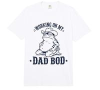 Working On My Dad Bod Toad Comfort Colors Adult Heavyweight T-Shirt