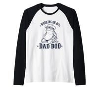 Working On My Dad Bod Toad Maglia con Maniche Raglan