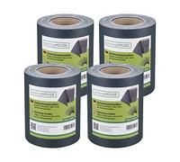 workingHOUSE 4 x Schermo Privacy in PVC per Recinzione a Doppio picchetto - Schermo Privacy da Giardino con Clip - 450g/m² - 35m x 19cm, Schermo Privacy per Recinzione, Pellicola per Recinzione