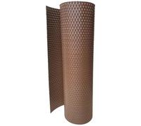 workingHOUSE Frangivista per Balcone in Polyrattan Altezza 60 cm - Telo per Ringhiera, Balcone e Terrazzo - Copertura Ringhiera del Balcone per Privacy - Facile da Installare(Marrone Chiaro, 60)