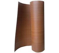 workingHOUSE Frangivista per Balcone in Polyrattan Altezza 60 cm - Telo per Ringhiera, Balcone e Terrazzo - Copertura Ringhiera del Balcone per Privacy - Facile da Installare (Marrone Miele, 60)