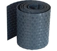 workingHOUSE Rotolo Schermo Privacy in Polyrattan per Recinzione Esterna Strisce