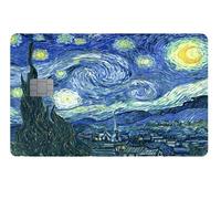 WORKIRAN Adesivi per carte di credito d'arte | Trasporto, carta di debito, carta di credito | Copertura e personalizzazione delle carte bancarie | Senza bolle, sottile, impermeabile