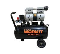 WORKIT Compressore AC Silenziato 1 HP 750 Watt 25 Litri Pressione 8 Bar 7321250