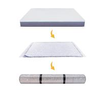 WORKKOOL Borsa per materasso sottovuoto da trasloco, sacchetto sigillato sottovuoto per materassi, tasca in schiuma con cerniera (per materasso 140/150/160X200cm)