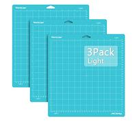 WORKLION Tappetino da taglio 30,5 x 30,5 cm LightGrip per Cricut: Cricut Maker 3/Maker/Explore 3/Air 2/Air/One Light Sticky antiscivolo tappetino durevole per progetti artistici e artigianali