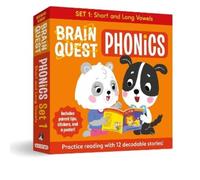 Brain Quest Phonics Readers Set 1: 12 Decodable Readers Short and Long Vowels