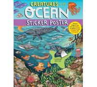 Workman Publishing Creatures of the Ocean Sticker Poster (Tascabile)