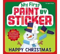 Workman Publishing My First Paint by Sticker: Happy Christmas (Tascabile)