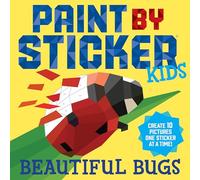 Workman Publishing Paint by Sticker Kids: Beautiful Bugs: Create 10 Pictures One Sticker at a Time! (Kids Activity Book, Sticker Art, No Mess Activity, Keep Kids Busy), 48699812