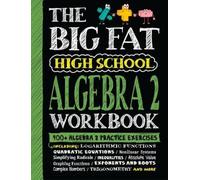 Workman Publishing The Big Fat High School Algebra 2 Workbook (Tascabile)