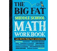 Workman Publishing The Big Fat Middle School Math Workbook (Tascabile)