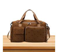 Workout Bag, Large Capacity Athletic Duffel, 48x24x27cm/18.9x9.45x10.63 Inches Built-In Shoe Compartment, Portable Training Organizer, Travel Gym Accessory, for Women and Girls