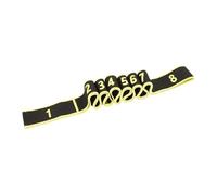 Workout Bands - 8-Section Numbered Elastic Stretching Strap | Resistance Bands For Working Out, Muscle Strength Training Women Men Home Gym Yoga Pilates Arm Back Leg Full Body