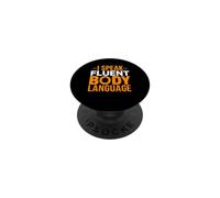Workout Funny Motivation I Speak Fluent Body Language PopSockets PopGrip Adesivo