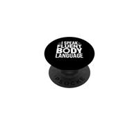 Workout Funny Motivation I Speak Fluent Body Language PopSockets PopGrip Adesivo
