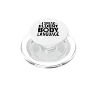 Workout Funny Motivation I Speak Fluent Body Language PopSockets PopGrip per MagSafe