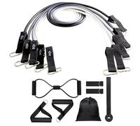 Workout Resistance Bands - Thermoplastic Elastomer 120cm | Trainer Suspension Straps | Heavy Duty Adjustable Resistance Bands - For Home Gym Garage Studio Yoga