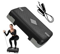 Workout Step - Non-Slip Aerobic Exercise Riser, Adjustable Fitness, Durable Home Gym Equipment | Versatile Indoor Tool For Adults Men Women Cardio Strength Training Floor Workouts