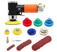 WorkPad Mini Lucidatrice per auto, lucidatrice ad aria, WP 25mm 50mm 76mm Smerigliatrice angolare eccentrica - Leggera, facile da usare, completa di accessori - Ideale per i meccanici di auto.