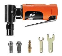 WORKPAD Mini smerigliatrice angolare ad aria, 20000 giri/min, mini utensili pneumatici, dotato di pinze da 1/4", 1/8" e 2 chiavi