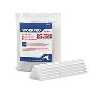 WORKPRO 100 bastoncini di colla calda 200 x 11 mm, bastoncini di colla trasparen